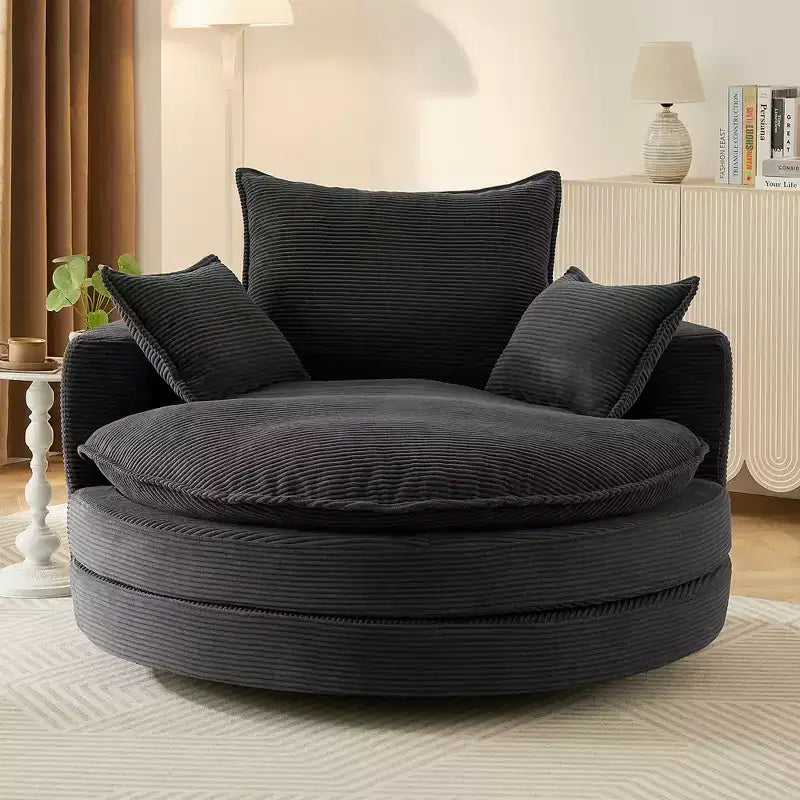 Fauteuil pivotant Merax 360 avec double coussin