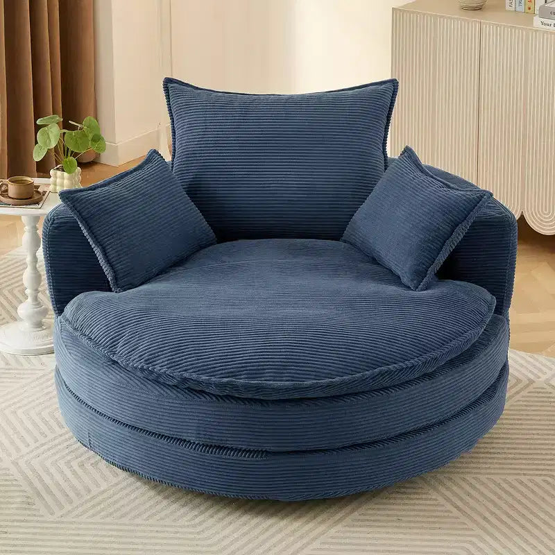 Fauteuil pivotant Merax 360 avec double coussin