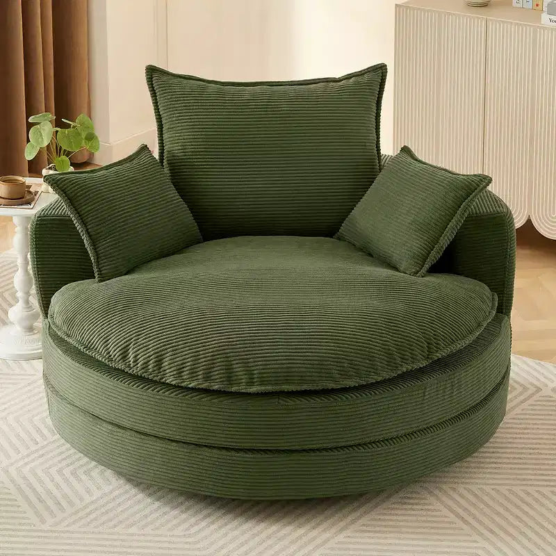 Fauteuil pivotant Merax 360 avec double coussin