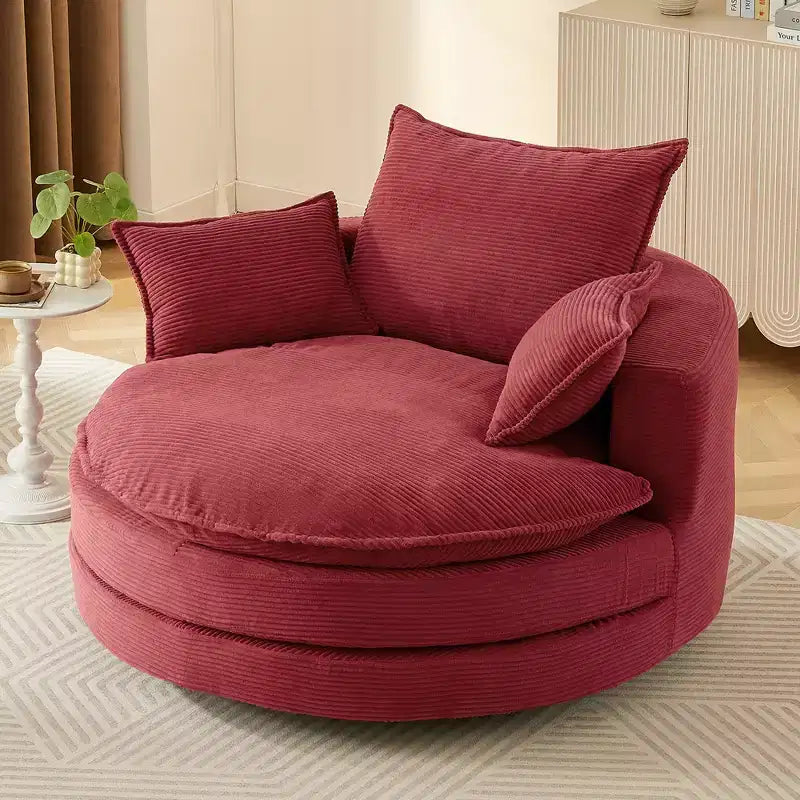 Fauteuil pivotant Merax 360 avec double coussin