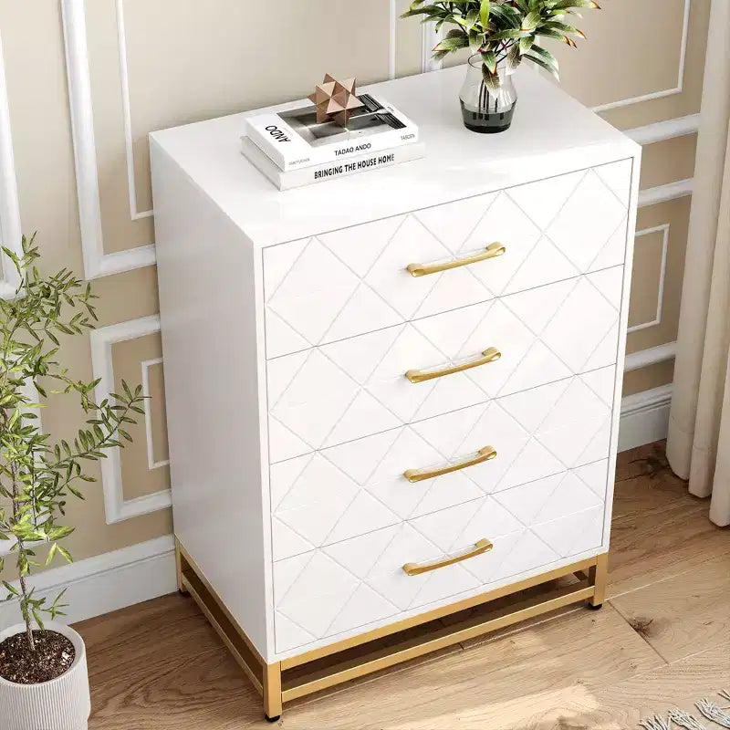 COZONY Commode en bois à 3 tiroirs – Meuble de rangement classique peu encombrant avec sécurité anti-basculement, rangement de vêtements, table de chevet et organisateur polyvalent pour la maison et le dortoir