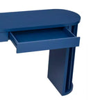 Console avec pieds évasés et bord ovale moderne Merax