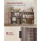 Collection MAXE - Meubles cannelés VASAGLE pour chambre à coucher, salon, salle de bain