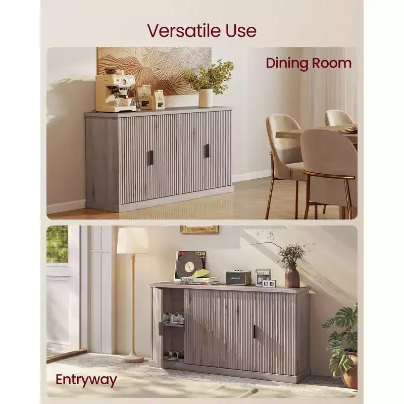 Collection MAXE - Meubles cannelés VASAGLE pour chambre à coucher, salon, salle de bain