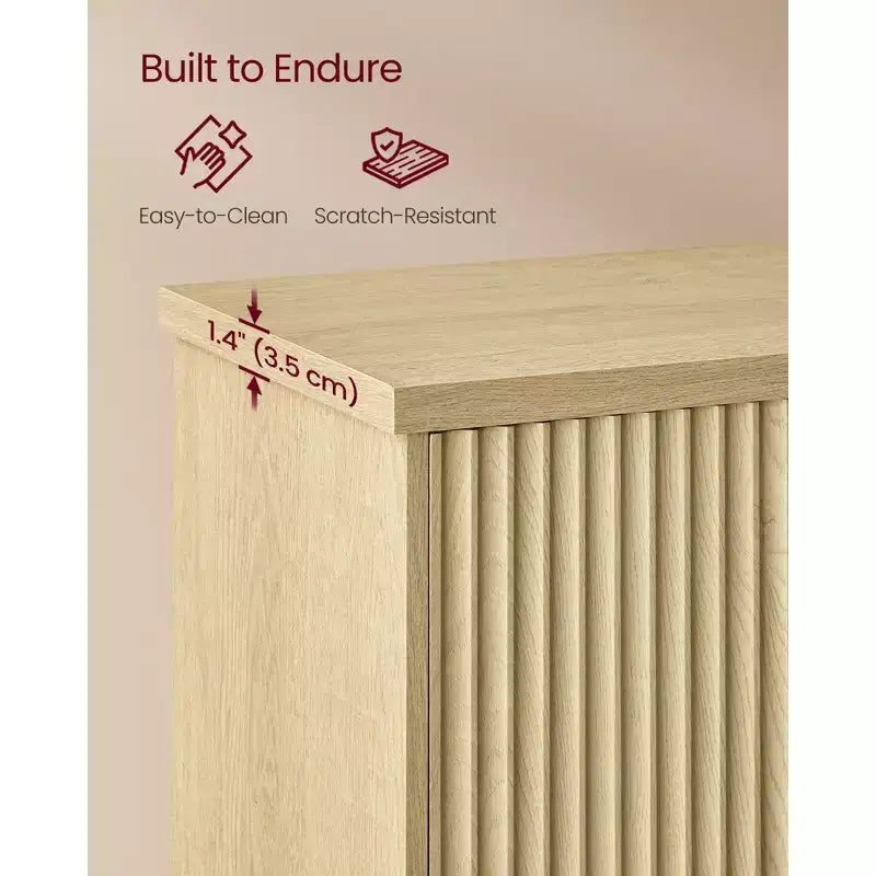 Collection MAXE - Meubles cannelés VASAGLE pour chambre à coucher, salon, salle de bain
