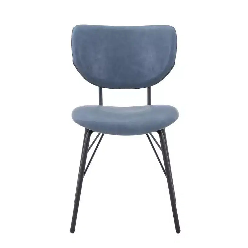 Jofran,Contemporary Modern Faux Leather Split-Back Upholstered Dining Chair (Set of 2)