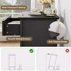 Commode à 3 tiroirs cannelée, commode de chevet de 80 cm de large pour chambre à coucher, commode moderne en bois, grande table de chevet peinte avec 3 tiroirs
