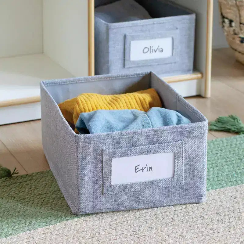 Casier de rangement en bois Guidecraft EdQ à 3 sections pour salle de classe, organisateur de casiers pour enfants avec étagères et crochets pour manteaux
