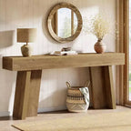 Lantine Table Console Longue 180 cm, Table d'Entrée Étroite Style Ferme Derrière le Canapé pour Salon, Couloir, Entrée, Foyer