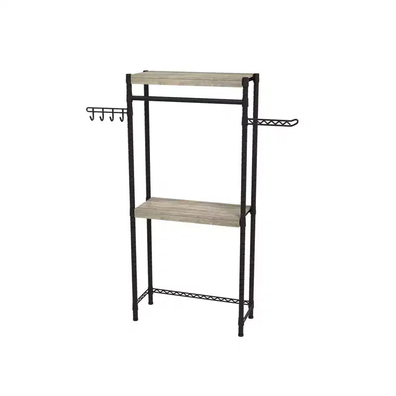 Étagère de rangement 74, à installer au-dessus de la machine à laver et du sèche-linge, support de buanderie robuste et réglable, organisateur de séchage de vêtements peu encombrant pour la buanderie
