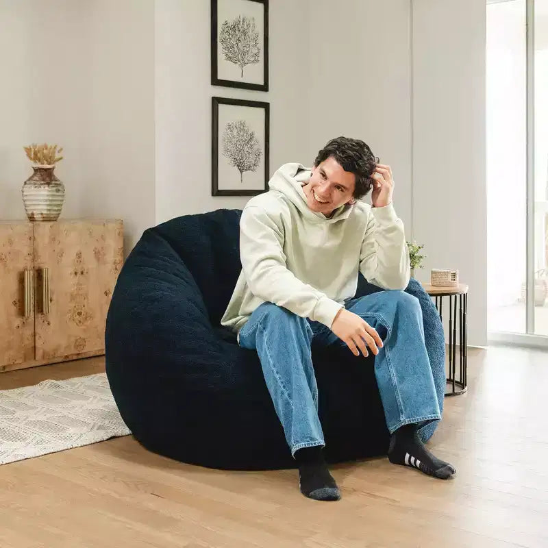 Fauteuil poire structuré Big Joe Cloudberry rempli de mousse