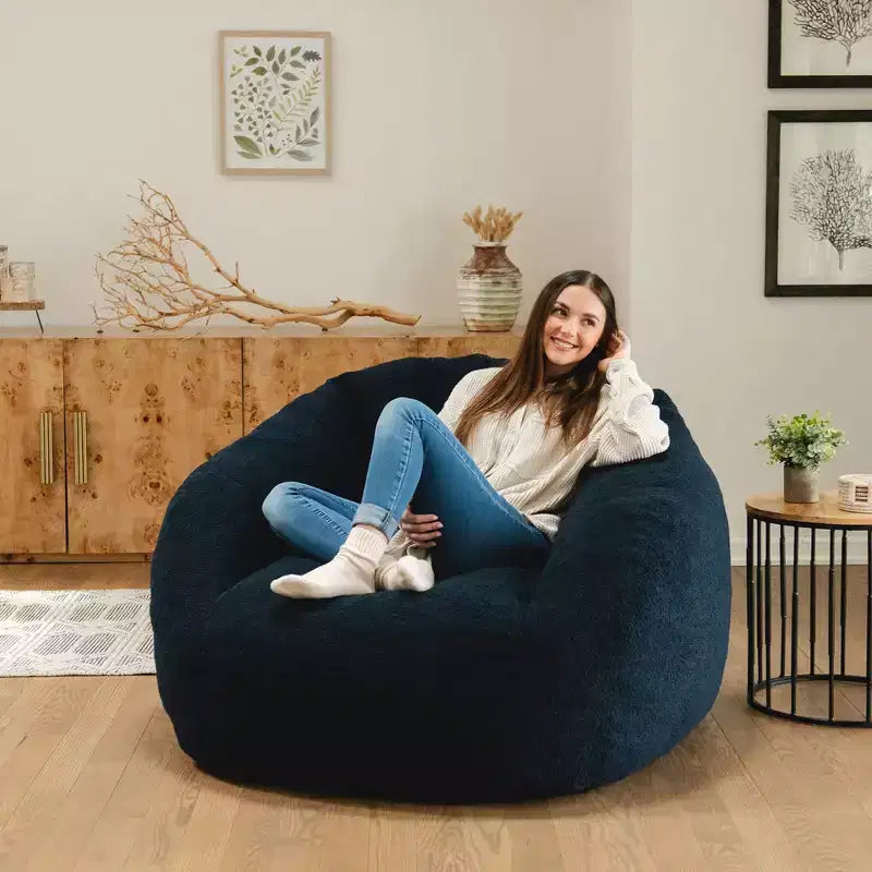Fauteuil poire structuré Big Joe Cloudberry rempli de mousse