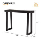 Karl Home | Console moderne en bois massif pour entrée ou couloir