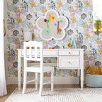 Bureau et chaise pour enfants Guidecraft Avery - Blanc : Bureau d'étude en bois pour filles avec tiroirs de rangement, poste de travail informatique pour enfants
