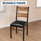 Ensemble Table et Chaises de Salle à Manger, Ensemble Table de Salle à Manger avec Protection d'Angle, Table de Cuisine et Chaises en Bois avec Chaises Rembourrées pour Cuisine, Appartement