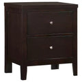 Coaster,Carlton 2-drawer Nightstand Cappuccino