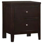 Coaster,Carlton 2-drawer Nightstand Cappuccino