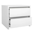 Tvilum,Table de chevet à 2 tiroirs de 43 cm de haut Next