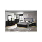 Coaster, Table de chevet 2 tiroirs Caraway Noir