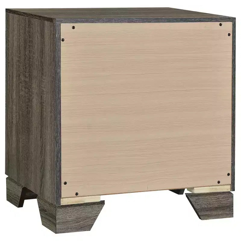 Coaster, table de chevet 2 tiroirs Wright, chêne marron