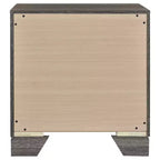 Coaster, table de chevet 2 tiroirs Wright, chêne marron