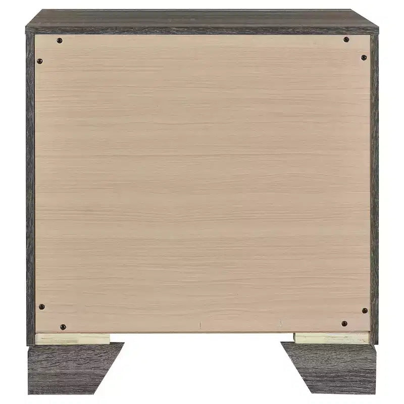 Coaster, table de chevet 2 tiroirs Wright, chêne marron