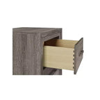 Coaster, table de chevet 2 tiroirs Wright, chêne marron