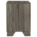 Coaster, table de chevet 2 tiroirs Wright, chêne marron