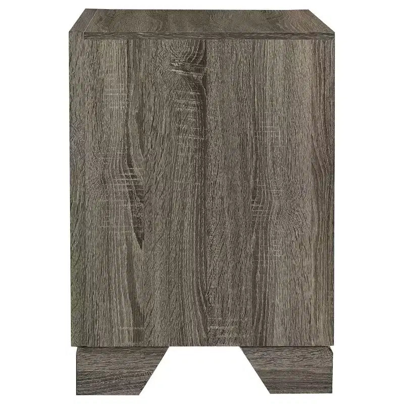 Coaster, table de chevet 2 tiroirs Wright, chêne marron