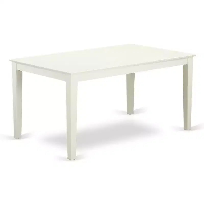HomeStock Table de salle à manger rectangulaire 36x60 avec plateau en bois massif