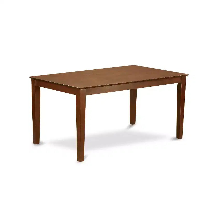 HomeStock Table de salle à manger rectangulaire 36x60 avec plateau en bois massif