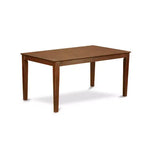 HomeStock Table de salle à manger rectangulaire 36x60 avec plateau en bois massif