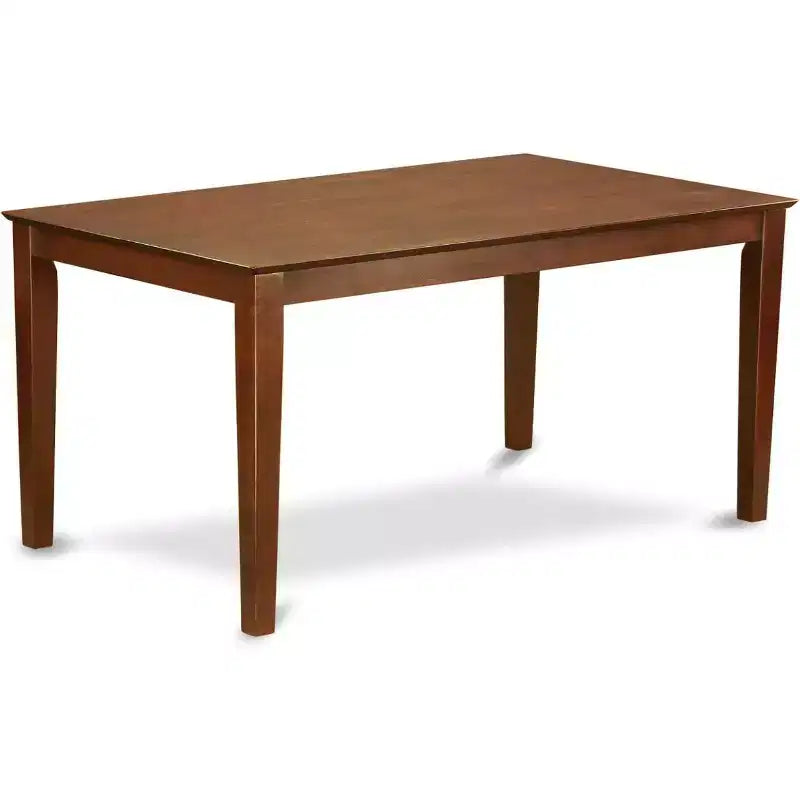 HomeStock Table de salle à manger rectangulaire 36x60 avec plateau en bois massif