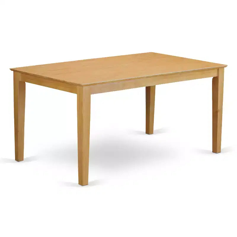 HomeStock Table de salle à manger rectangulaire 36x60 avec plateau en bois massif