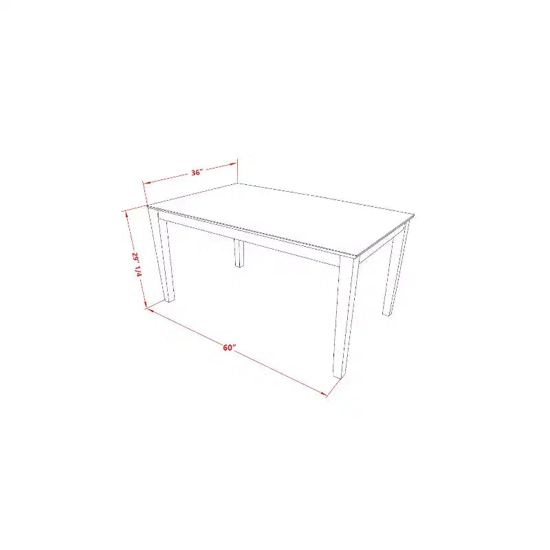 Table à manger rectangulaire hauteur comptoir HomeStock Fini chêne