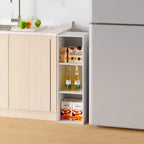 HOMLUX Étagère bibliothèque 3 niveaux ouverte, support de rangement polyvalent avec tablettes réglables Noir/Blanc