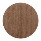 Ensemble de salle à manger GDFStudio Ladieu 5 pièces en bois et tissu rustique