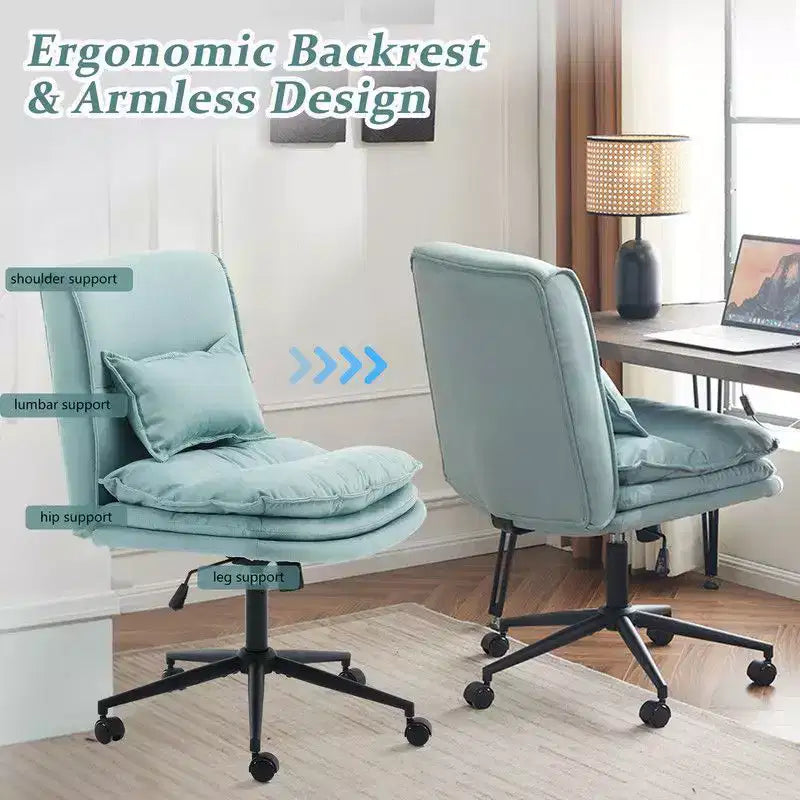 Karl Home | Chaise de bureau et de maquillage 25,2 pouces