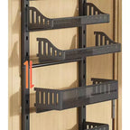 Étagère de porte en métal à 10 niveaux, suspendue, avec panier réglable, organisateur de porte, organisateur suspendu pour salle de bain, cuisine