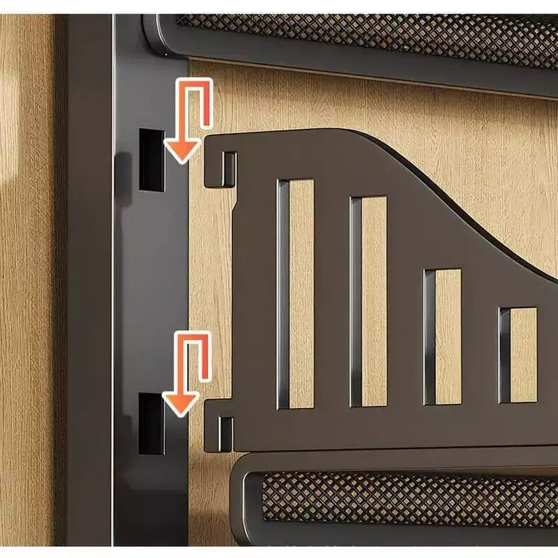 Étagère de porte en métal à 10 niveaux, suspendue, avec panier réglable, organisateur de porte, organisateur suspendu pour salle de bain, cuisine