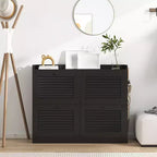 Meuble à chaussures avec 4 tiroirs basculants, grand meuble à chaussures autoportant dissimulé, meuble à chaussures d'entrée pour salon et chambre à coucher