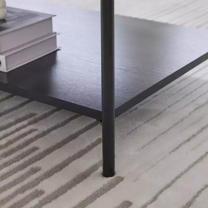 Ottoman rembourré de 30,7 po de large, banc de chambre pour le pied de lit, tabouret repose-pieds avec étagère de rangement ouverte pour couloir, salon, chambre à coucher
