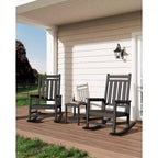2-Tier Outdoor Side Table - All-Weather HDPE Patio Table for Pool & Deck