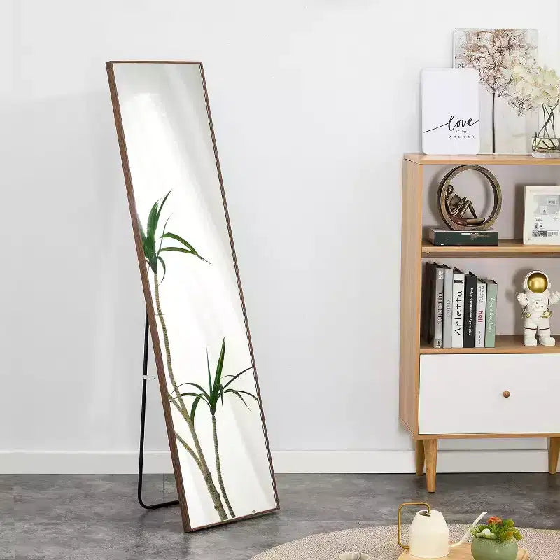 Miroir pleine longueur Acekool avec cadre, grand miroir autoportant pour chambre à coucher, salon, entrée, dressing 58 x 15