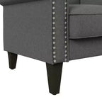 HL Home, Fauteuil traditionnel avec clous de tapissier
