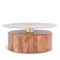 Meridian Furniture,Stonewood Natural Acacia Wood Coffee Table