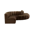 Meridian Furniture, Canapé modulable Arc en velours