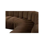 Meridian Furniture, Canapé modulable Arc en velours