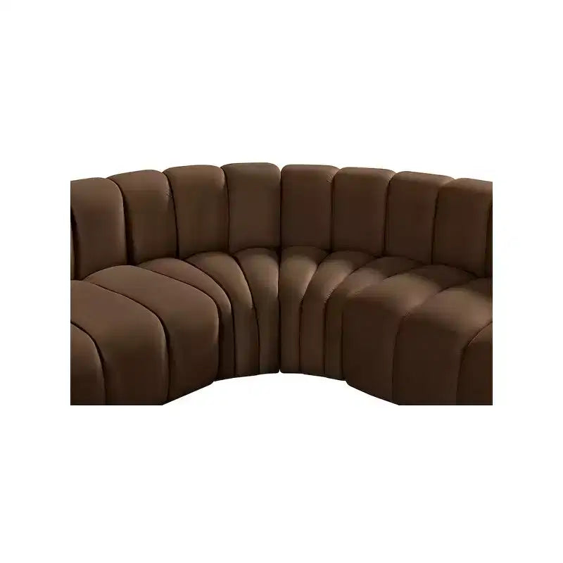 Meridian Furniture, Canapé modulable Arc en velours