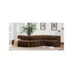 Meridian Furniture, Canapé modulable Arc en velours